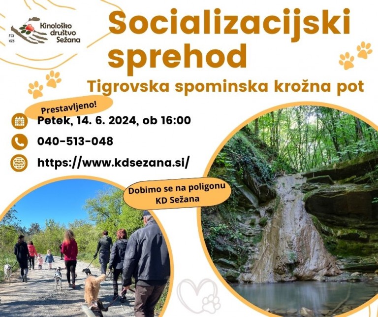 Socializacijski sprehod po Tigrovski spominski krožni poti